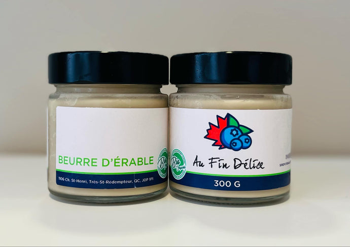 Beurre d'érable biologique 100% pur